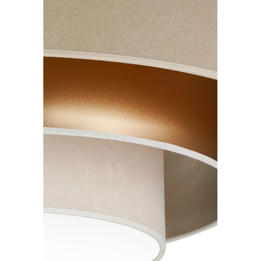 Duolla - LED Плафониера LUNETA LED/26W/230V Ø 60 см 4000K бежов/златист/кремав