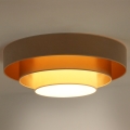 Duolla - LED Плафониера LUNETA LED/26W/230V Ø 60 см 4000K бежов/златист/кремав