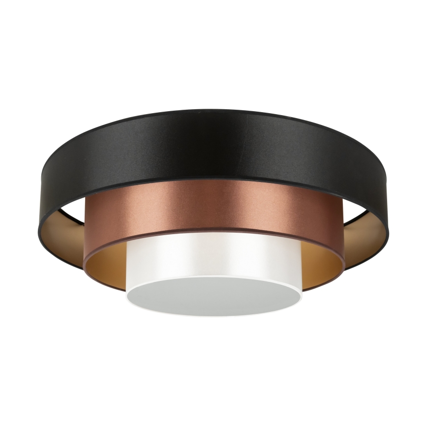 Duolla - LED Плафониера LUNETA LED/26W/230V Ø 60 см 4000K черен/меден/бял