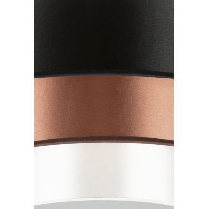 Duolla - LED Плафониера LUNETA LED/26W/230V Ø 60 см 4000K черен/меден/бял