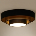 Duolla - LED Плафониера LUNETA LED/26W/230V Ø 60 см 4000K черен/златист