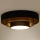 Duolla - LED Плафониера LUNETA LED/26W/230V Ø 60 см 4000K черен/златист