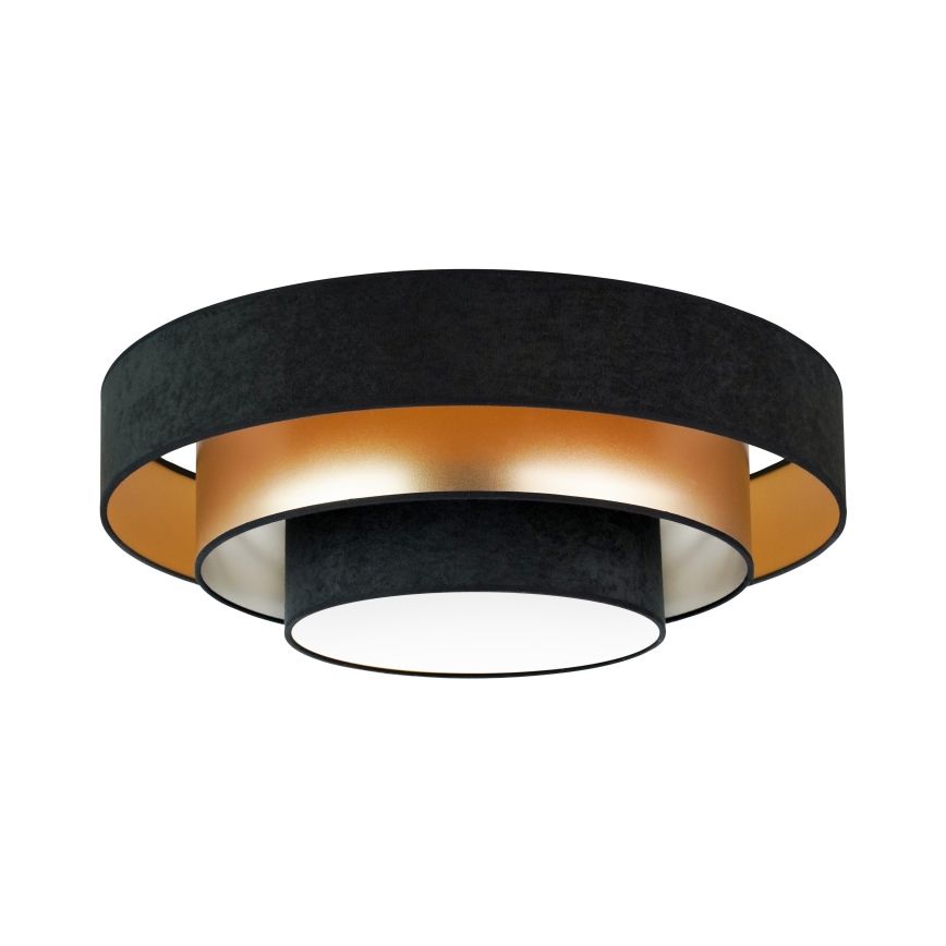 Duolla - LED Плафониера LUNETA LED/26W/230V Ø 60 см 4000K черен/златист