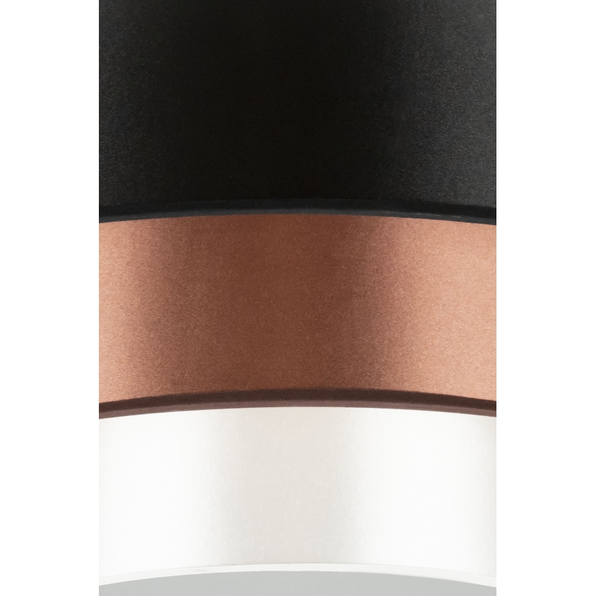 Duolla - LED Плафониера LUNETA LED/26W/230V Ø 60 см 4000K черен/меден/бял