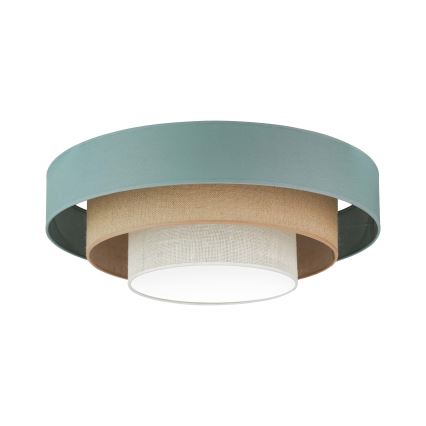Duolla - LED Плафониера LUNETA LED/26W/230V Ø 60 см 4000K тюркоаз/бежов/кремав