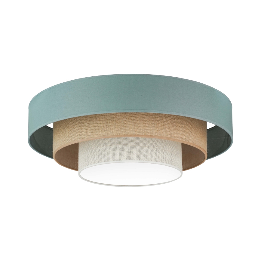 Duolla - LED Плафониера LUNETA LED/26W/230V Ø 60 см 4000K тюркоаз/бежов/кремав