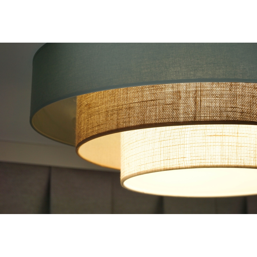 Duolla - LED Плафониера LUNETA LED/26W/230V Ø 60 см 4000K тюркоаз/бежов/кремав