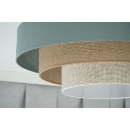 Duolla - LED Плафониера LUNETA LED/26W/230V Ø 60 см 4000K тюркоаз/бежов/кремав