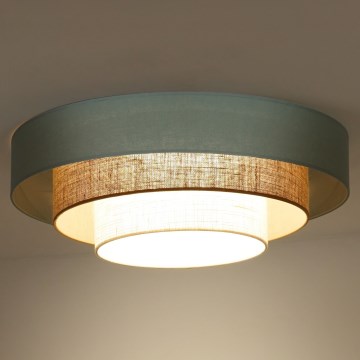Duolla - LED Плафониера LUNETA LED/26W/230V Ø 60 см 4000K тюркоаз/бежов/кремав