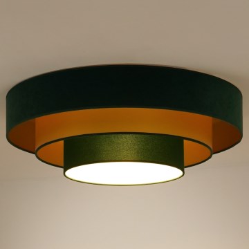 Duolla - LED Плафониера LUNETA LED/26W/230V Ø 60 см 4000K зелен/златист