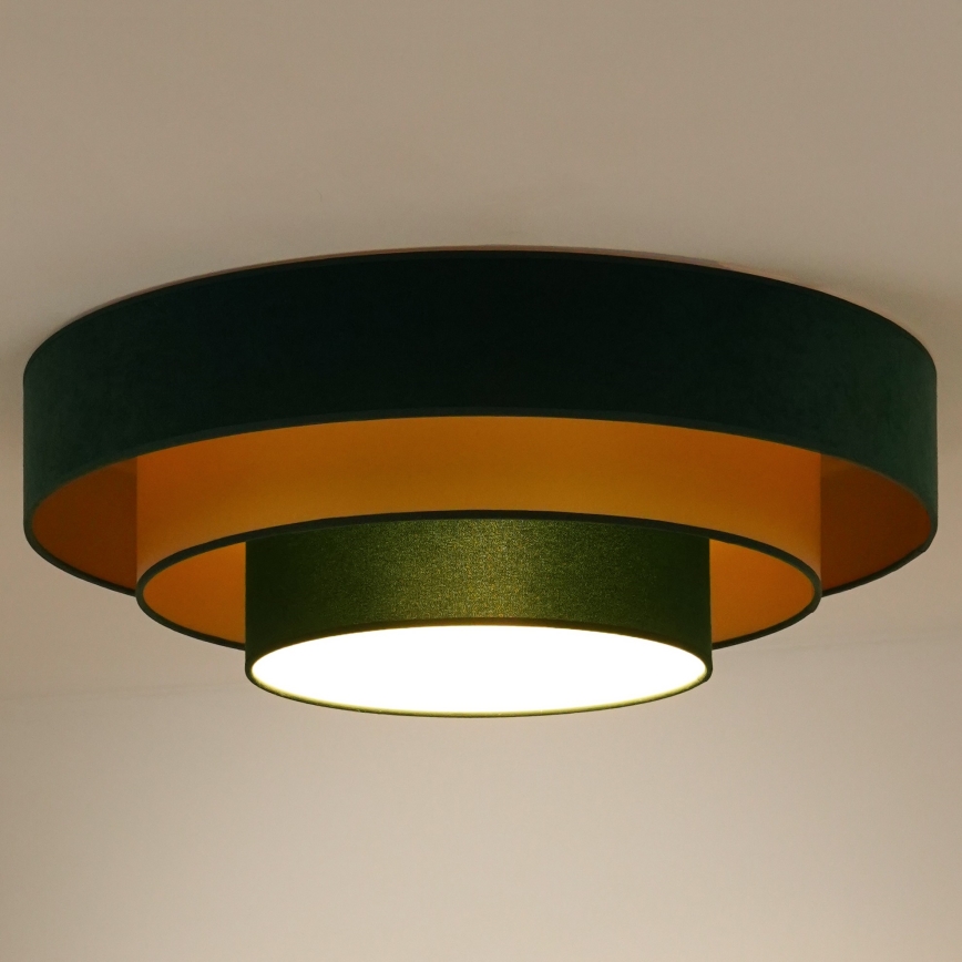Duolla - LED Плафониера LUNETA LED/26W/230V Ø 60 см 4000K зелен/златист