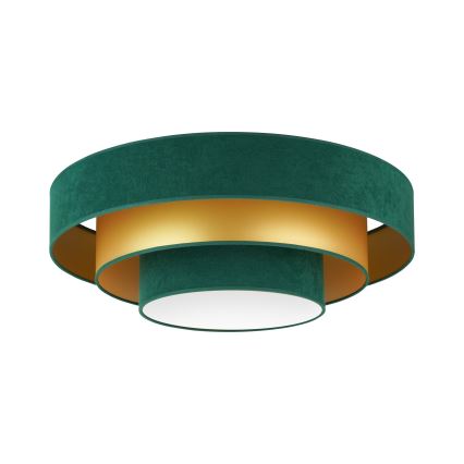 Duolla - LED Плафониера LUNETA LED/26W/230V Ø 60 см 4000K зелен/златист