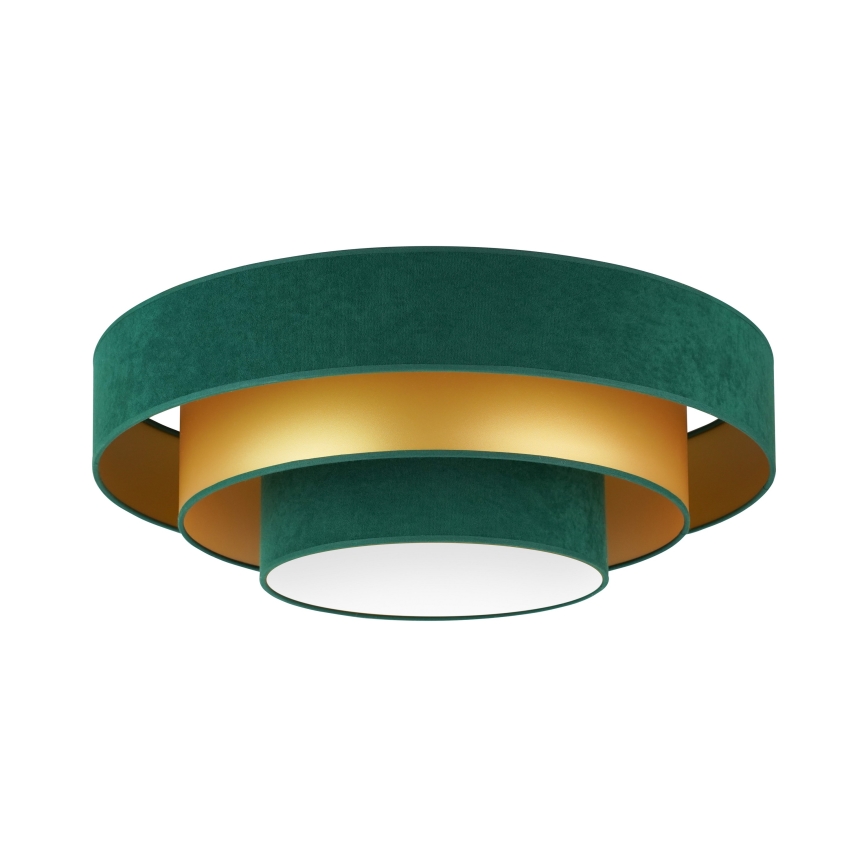Duolla - LED Плафониера LUNETA LED/26W/230V Ø 60 см 4000K зелен/златист