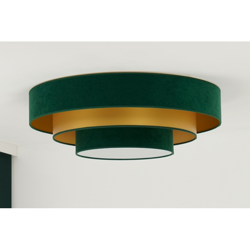 Duolla - LED Плафониера LUNETA LED/26W/230V Ø 60 см 4000K зелен/златист