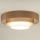 Duolla - LED Плафониера LUNETA LED/26W/230V Ø 60 см 4000K кафяв/златист/бял
