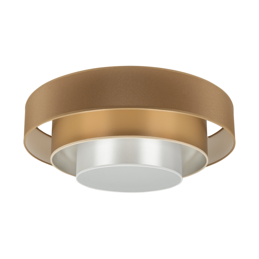 Duolla - LED Плафониера LUNETA LED/26W/230V Ø 60 см 4000K кафяв/златист/бял