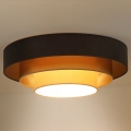 Duolla - LED Плафониера LUNETA LED/26W/230V Ø 60 см 4000K кафяв/златист/кремав