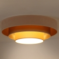 Duolla - LED Плафониера LUNETA LED/26W/230V Ø 60 см 4000K кремав/златист/бежов