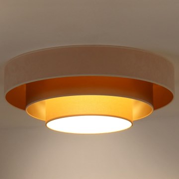 Duolla - LED Плафониера LUNETA LED/26W/230V Ø 60 см 4000K кремав/златист/бежов