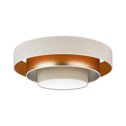 Duolla - LED Плафониера LUNETA LED/26W/230V Ø 60 см 4000K кремав/златист/бежов