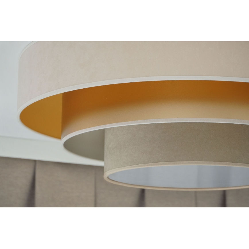 Duolla - LED Плафониера LUNETA LED/26W/230V Ø 60 см 4000K кремав/златист/бежов