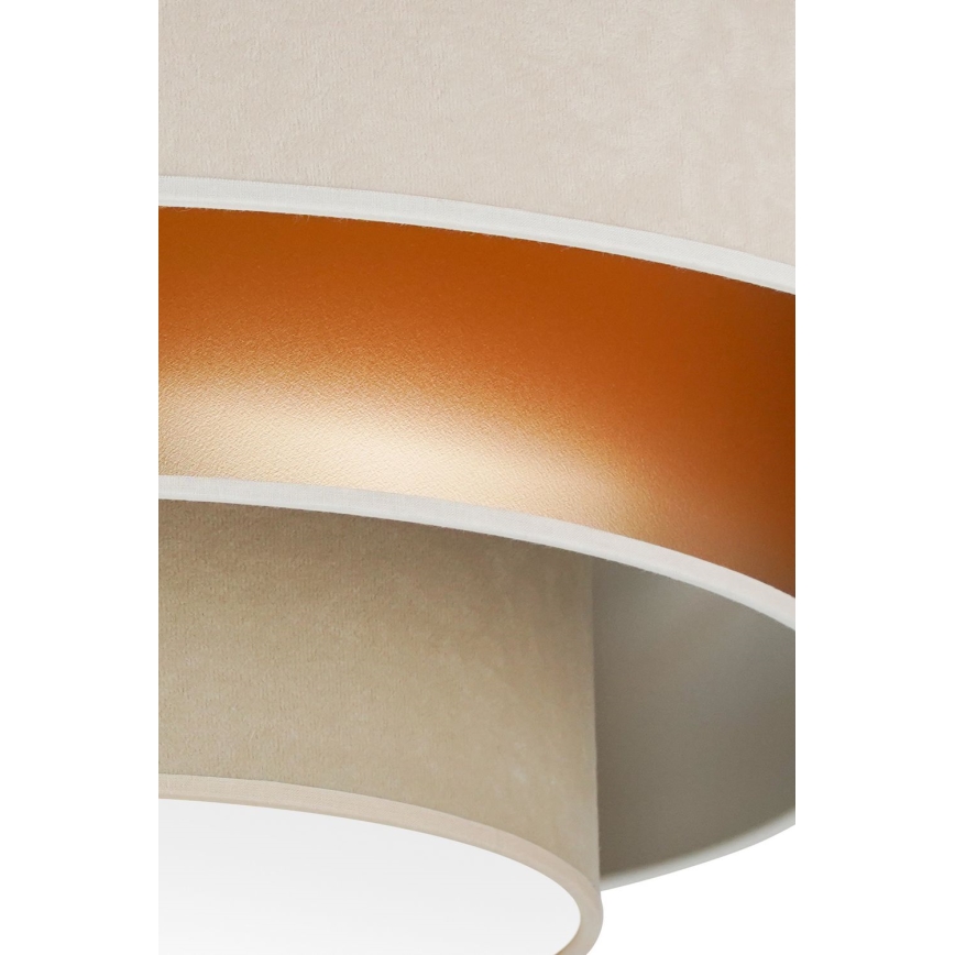 Duolla - LED Плафониера LUNETA LED/26W/230V Ø 60 см 4000K кремав/златист/бежов