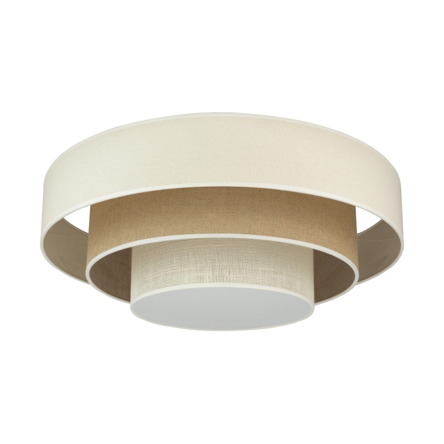 Duolla - LED Плафониера LUNETA LED/26W/230V Ø 60 см 4000K кремав/кафяв