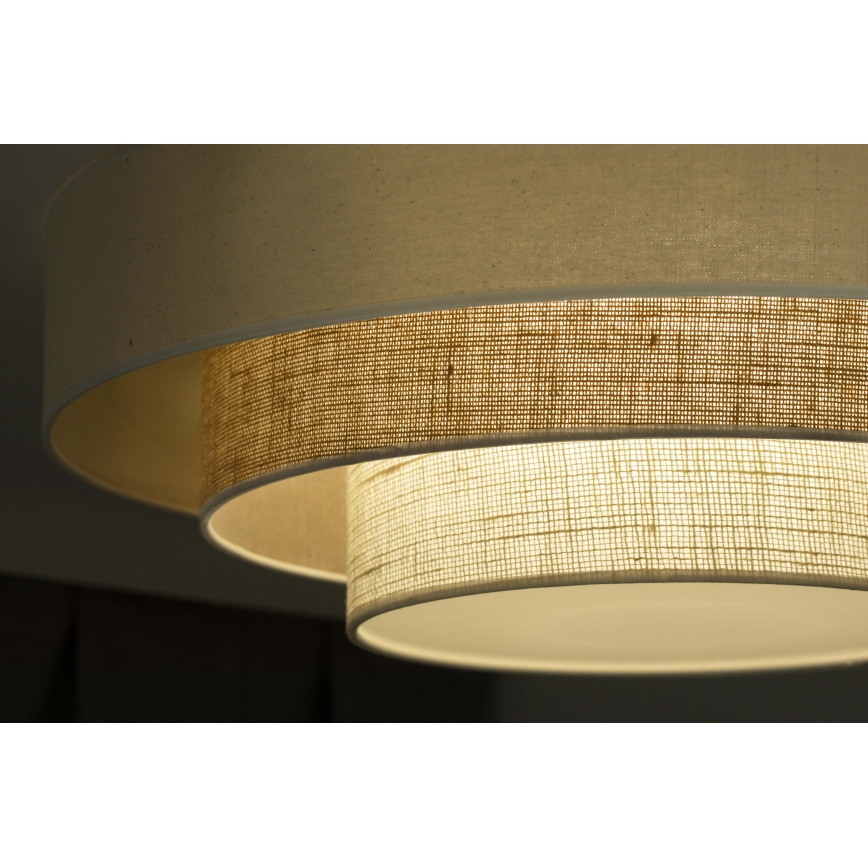 Duolla - LED Плафониера LUNETA LED/26W/230V Ø 60 см 4000K кремав/кафяв