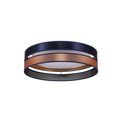 Duolla - LED Плафониера ROLLER DUO SHINY LED/24W/230V Ø 45 см син/меден