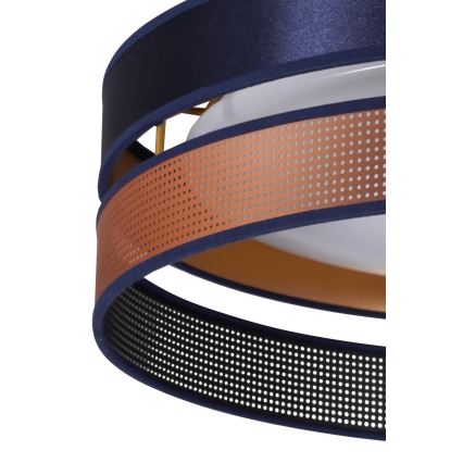 Duolla - LED Плафониера ROLLER DUO SHINY LED/24W/230V Ø 45 см син/меден