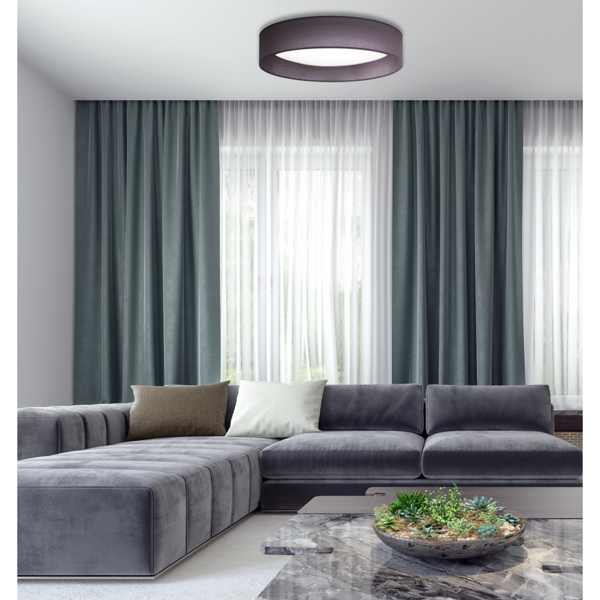 Duolla - LED Плафониера ROLLER LED/24W/230V Ø 45 см антрацит