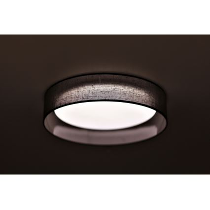 Duolla - LED Плафониера ROLLER LED/24W/230V Ø 45 см антрацит