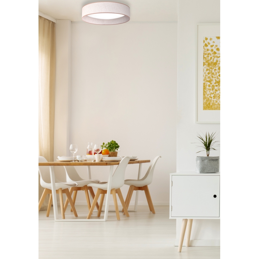 Duolla - LED Плафониера ROLLER LED/24W/230V Ø 45 см бежов