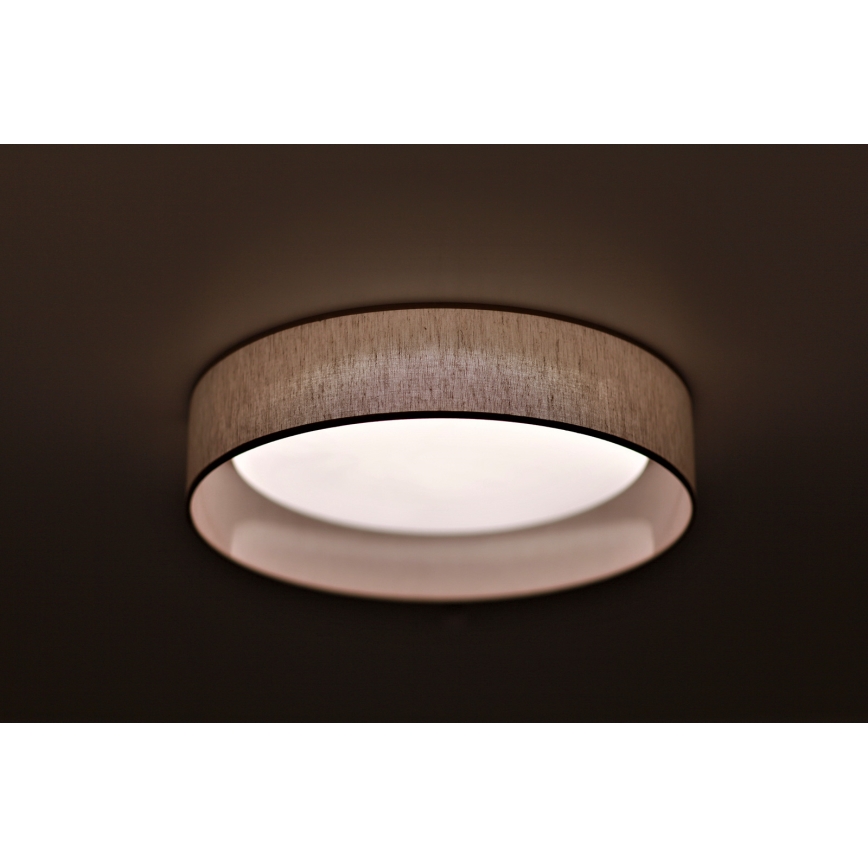 Duolla - LED Плафониера ROLLER LED/24W/230V Ø 45 см бежов