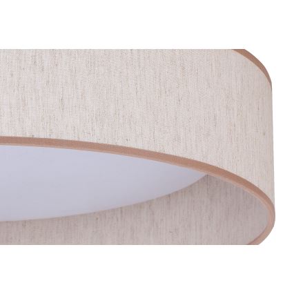 Duolla - LED Плафониера ROLLER LED/24W/230V Ø 45 см бежов