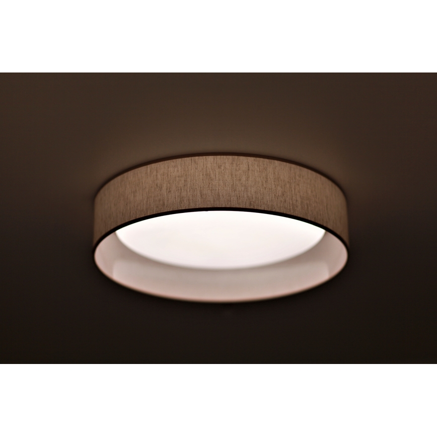 Duolla - LED Плафониера ROLLER LED/24W/230V Ø 45 см бежов