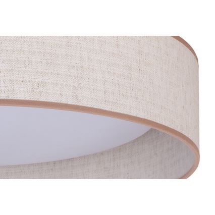 Duolla - LED Плафониера ROLLER LED/24W/230V Ø 45 см бежов