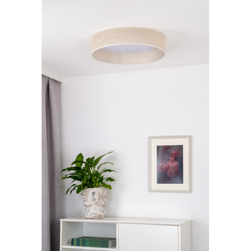 Duolla - LED Плафониера ROLLER LED/24W/230V Ø 45 см бежов