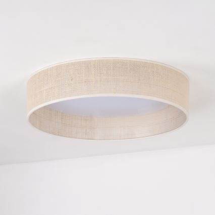 Duolla - LED Плафониера ROLLER LED/24W/230V Ø 45 см бежов