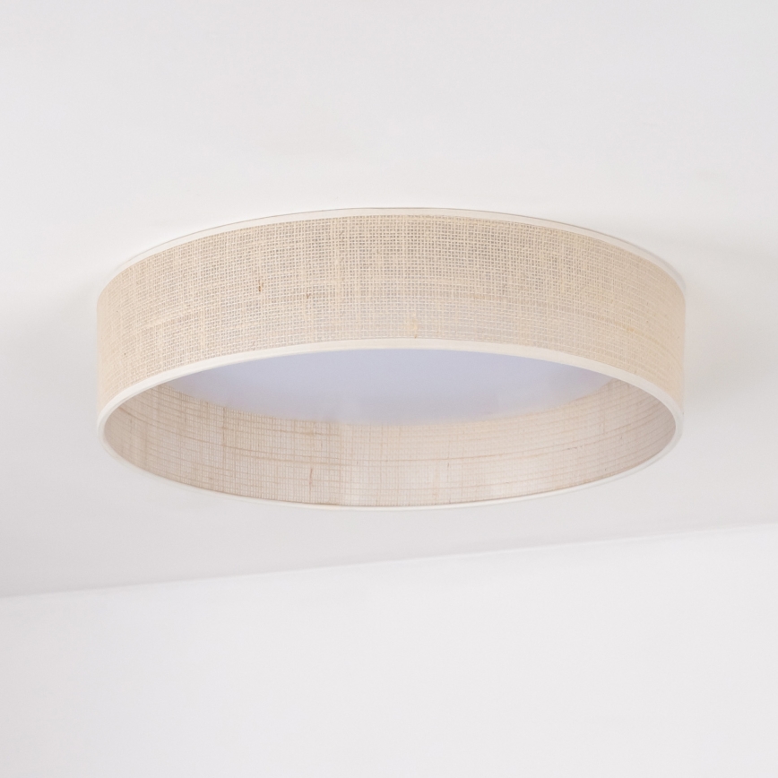 Duolla - LED Плафониера ROLLER LED/24W/230V Ø 45 см бежов