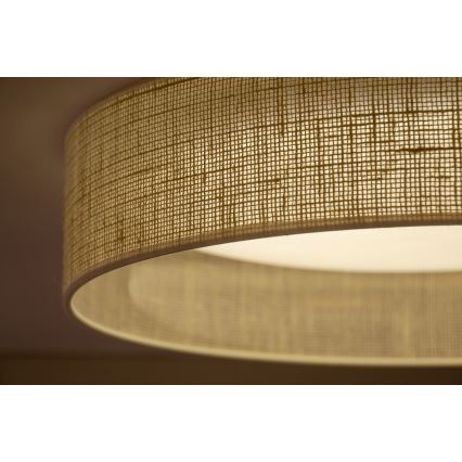 Duolla - LED Плафониера ROLLER LED/24W/230V Ø 45 см бежов