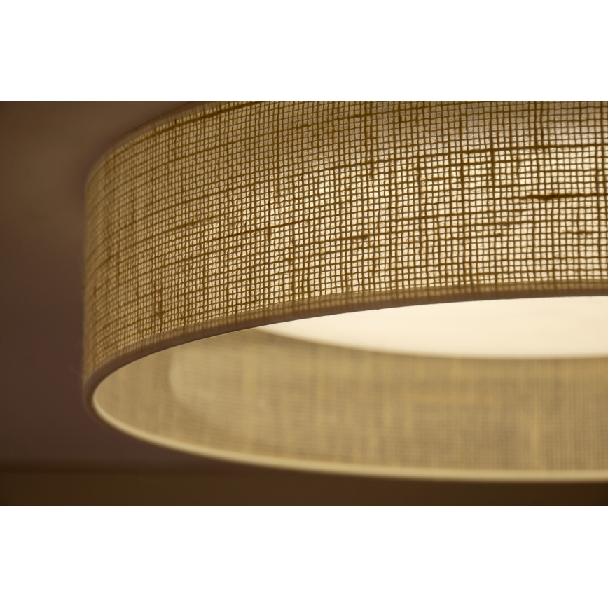 Duolla - LED Плафониера ROLLER LED/24W/230V Ø 45 см бежов