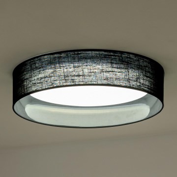 Duolla - LED Плафониера ROLLER LED/24W/230V Ø 45 см черен