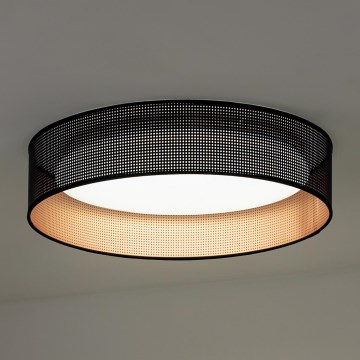 Duolla - LED Плафониера ROLLER LED/24W/230V Ø 45 см черен/меден