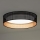 Duolla - LED Плафониера ROLLER LED/24W/230V Ø 45 см черен/меден