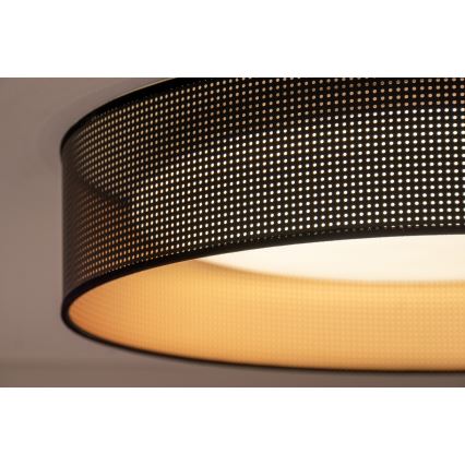 Duolla - LED Плафониера ROLLER LED/24W/230V Ø 45 см черен/меден