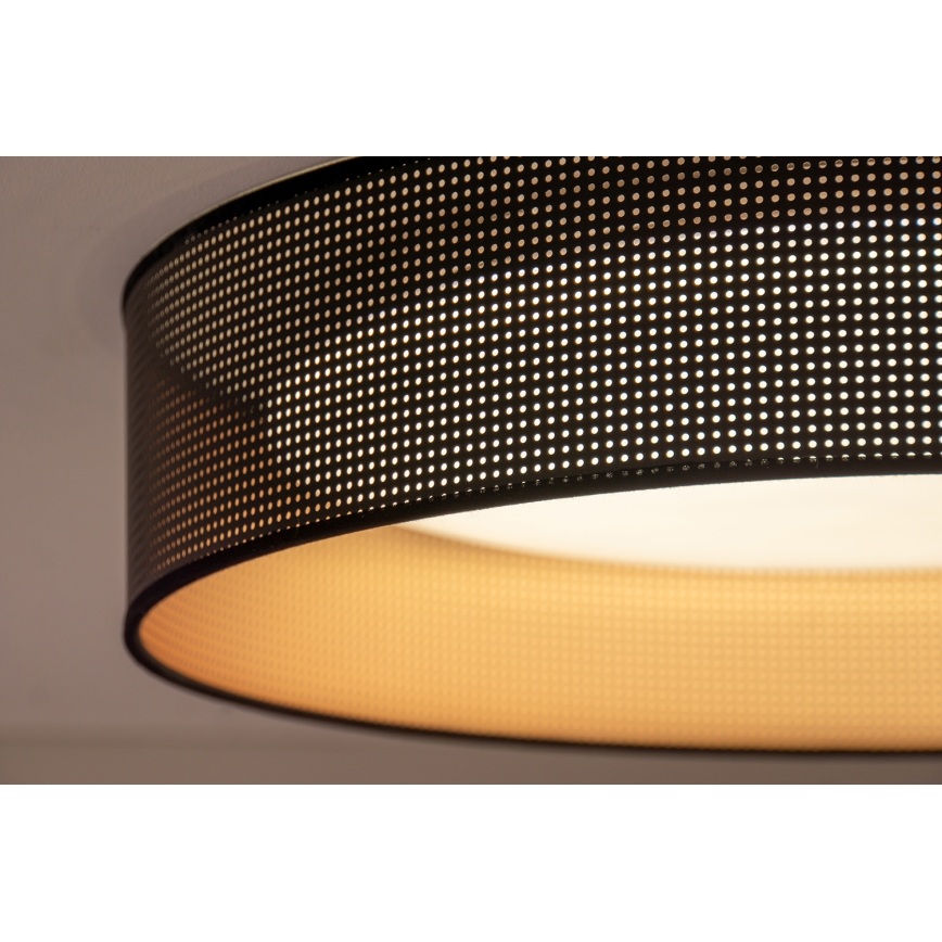 Duolla - LED Плафониера ROLLER LED/24W/230V Ø 45 см черен/меден