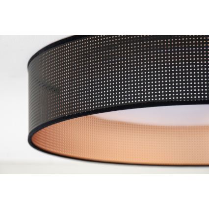 Duolla - LED Плафониера ROLLER LED/24W/230V Ø 45 см черен/меден