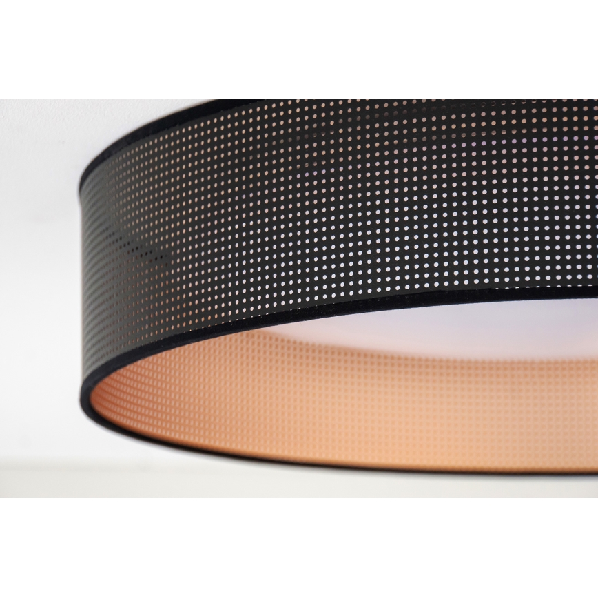 Duolla - LED Плафониера ROLLER LED/24W/230V Ø 45 см черен/меден