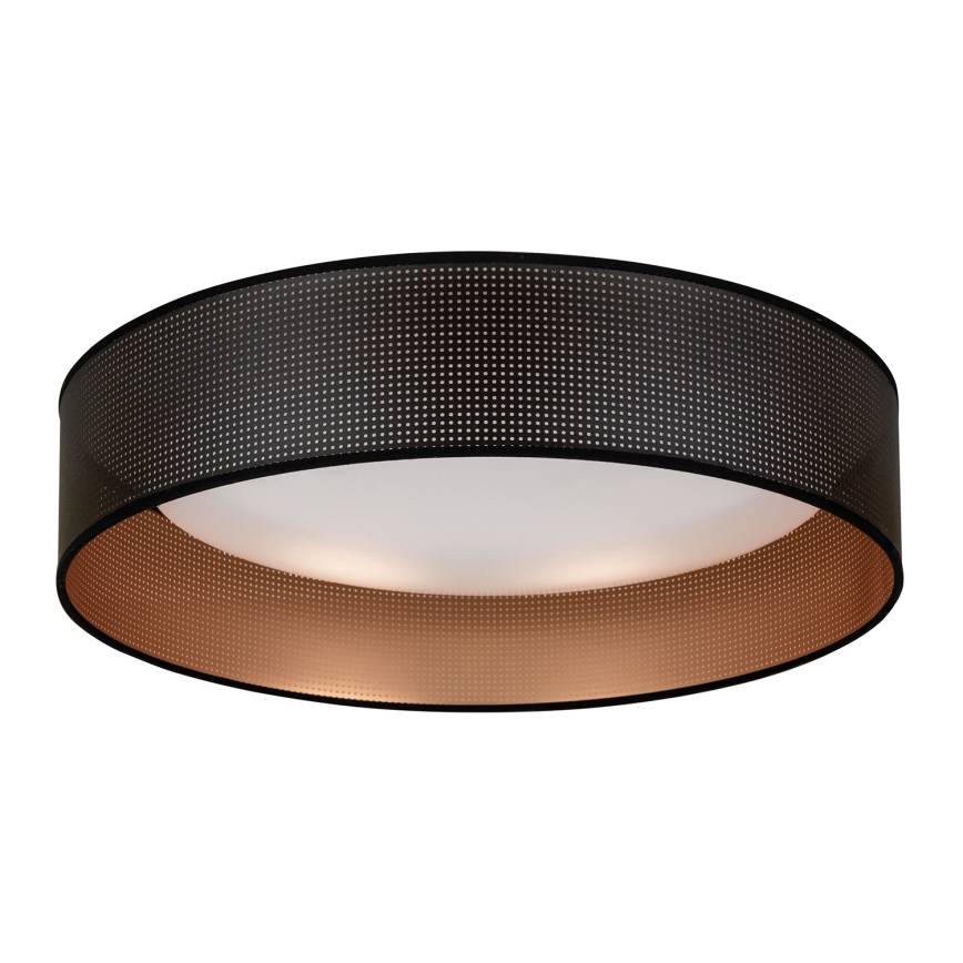 Duolla - LED Плафониера ROLLER LED/24W/230V Ø 45 см черен/меден